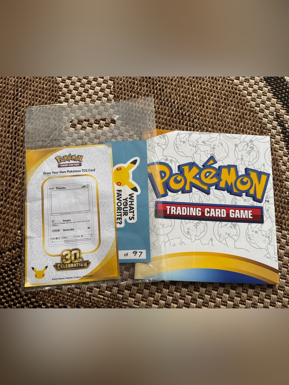 Pokemon Draw your own TCG card &Pokémon Trading Card Game player's guide booklet